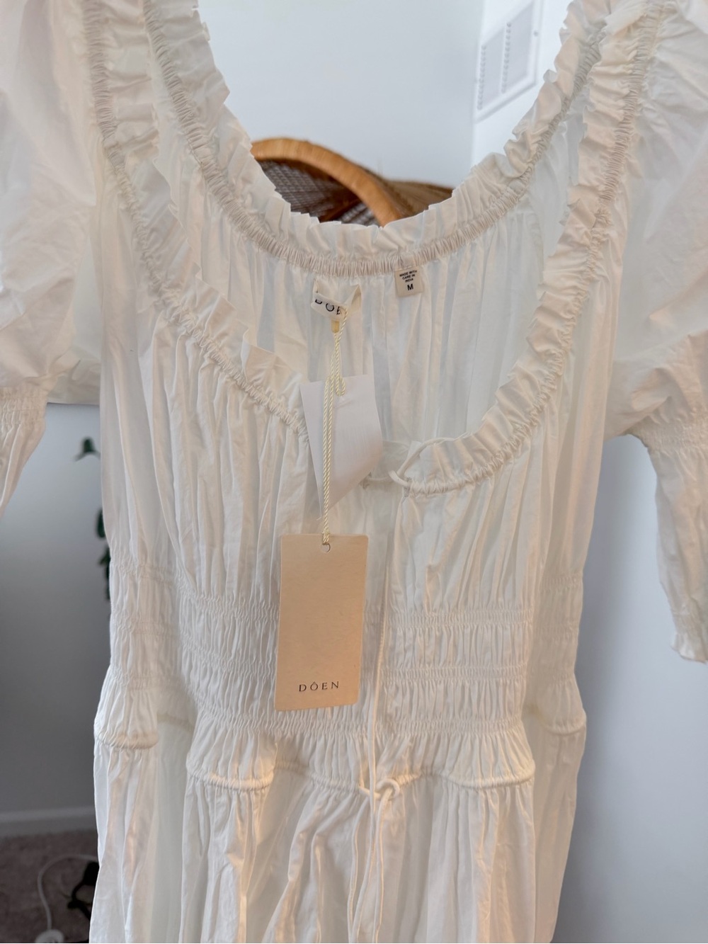 Doen Ischia Dress - M - NWT - Color Salt (White) - Picture 7 of 7